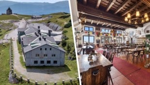 Als architektonisches Juwel in atemberaubender Alleinlage – so wird das Berghaus am Schneeberg ...