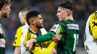 Nach dem letzten 1:1 gerieten die Gegner aneinander.