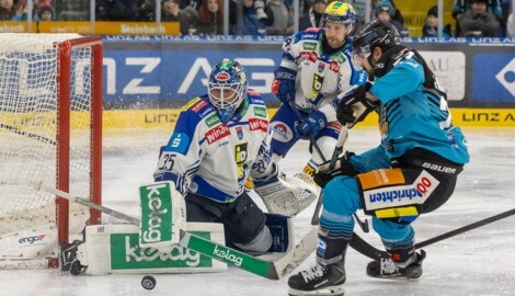 Goalie Joe Cannata und VSV treffen in den Pre-Play-offs auf Linz.