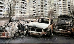 Bilder der Zerstörung vom Angriff auf die Ukraine – ein Spiegelbild der Weltpolitik.