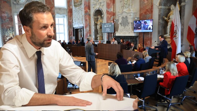 Im Tiroler Landtag ist Georg Dornauer der einzige Mandatar, der gegen den geplanten ...