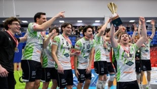 Am Wochenende feierte der UVC Graz seinen dritten Cuptitel.