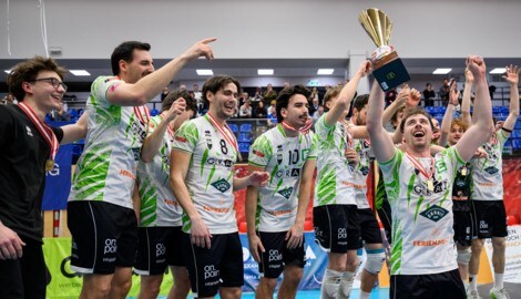 Am Wochenende feierte der UVC Graz seinen dritten Cuptitel.