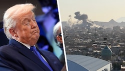 US-Präsident Donald Trump macht seinem Ärger darüber Luft, wie der Iran öffentlich über das ...