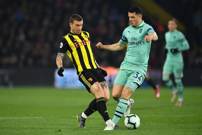 Auf Vereinsebene kickte Daryl Janmaat (l.) unter anderem für Feyenoord, Newcastle und Watford.