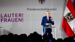 Bundespräsident Alexander Van der Bellen bei der Veranstaltung „LAUTER! FRAUEN!“ in der Hofburg