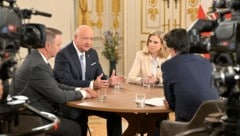Babler, Stocker und Meinl-Reisinger stellen sich den Fragen des ORF.
