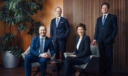 Der neue Vorstand der Hypo Tirol Bank: Andreas Stadler, Markus Hildmann, Claudia Höller mit ...