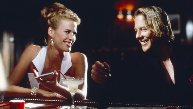 Annabel Schofield war Model, Schauspielerin, Produzentin. Auf diesem Foto ist sie im Film „Exit ...