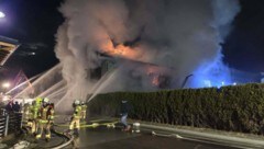Großeinsatz der Feuerwehr in Uttendorf.