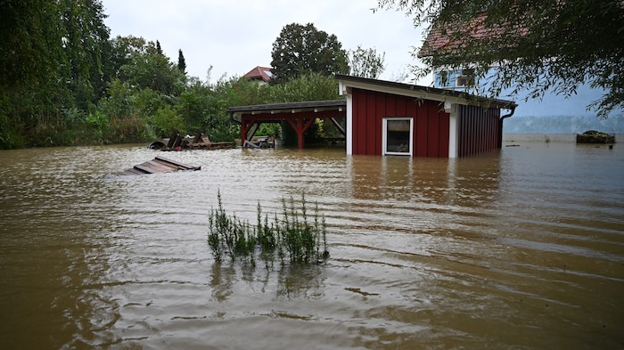 Hochwasser als Folge heftiger Unwetter in Niederösterreich