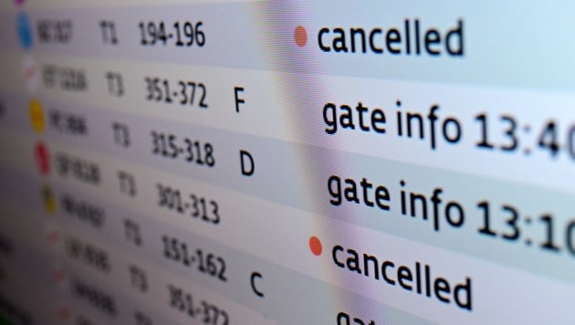 Viele Langstreckenflüge Richtung Asien und Afrika mit Zwischenstopps im Nahen Osten sind von ...