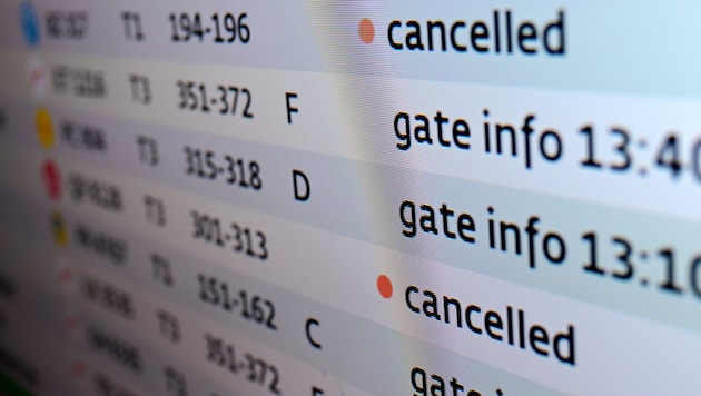 Viele Langstreckenflüge Richtung Asien und Afrika mit Zwischenstopps im Nahen Osten sind von ...