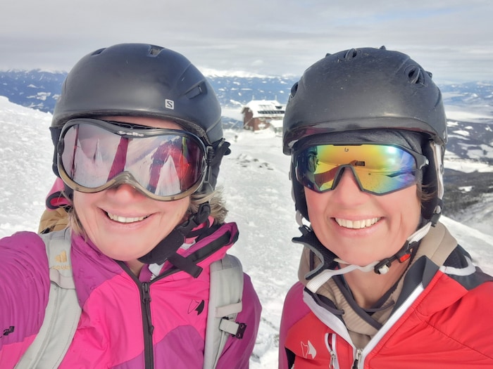 Punkten wieder mit einer tollen Tour: Elisabeth Zienitzer (li.) und Silvia Sarcletti.