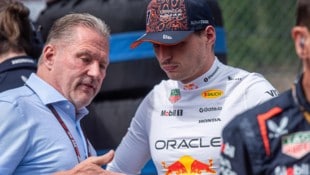 Jos (l.) und Max Verstappen