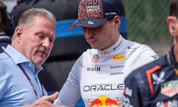 Jos (l.) und Max Verstappen