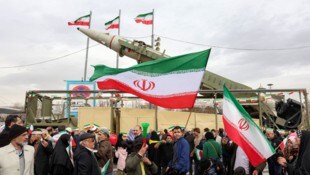 Eine ballistische Rakete aus dem Iran (Symbolbild)