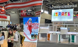 Beim Österreich-Stand, auf dem auch Tirol vertreten ist, herrschte reger Betrieb. Eine Halle ...