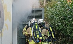 Die Berufsfeuerwehr war im Einsatz