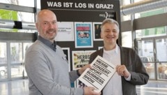 Martin Ullrich und Manfred Ebner (re.) präsentierten den neuen Businessplan.