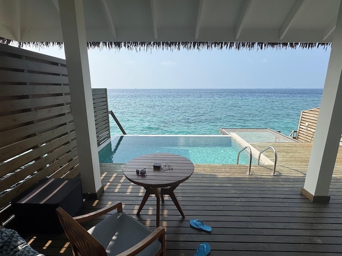 Von ihrer Residenz aus haben sie einen direkten Zugang zum Meer.