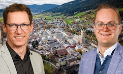 Harald Gappmaier (li.) führt nach dem Tod der Bürgermeisterin als Vize bereits die Geschäfte. ...
