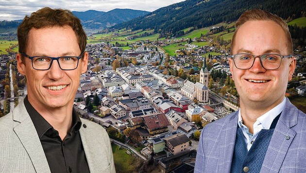 Harald Gappmaier (li.) führt nach dem Tod der Bürgermeisterin als Vize bereits die Geschäfte. ...