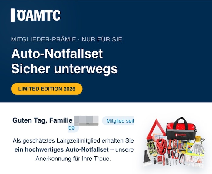 Statt einem „Auto-Notfallset“ winkt eine teure Abo-Falle.