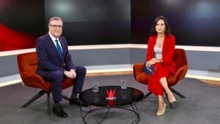 Der israelische Botschafter David Roet im krone.tv-Talk mit Katia Wagner