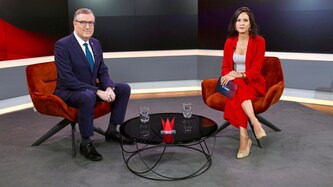 Der israelische Botschafter David Roet im krone.tv-Talk mit Katia Wagner