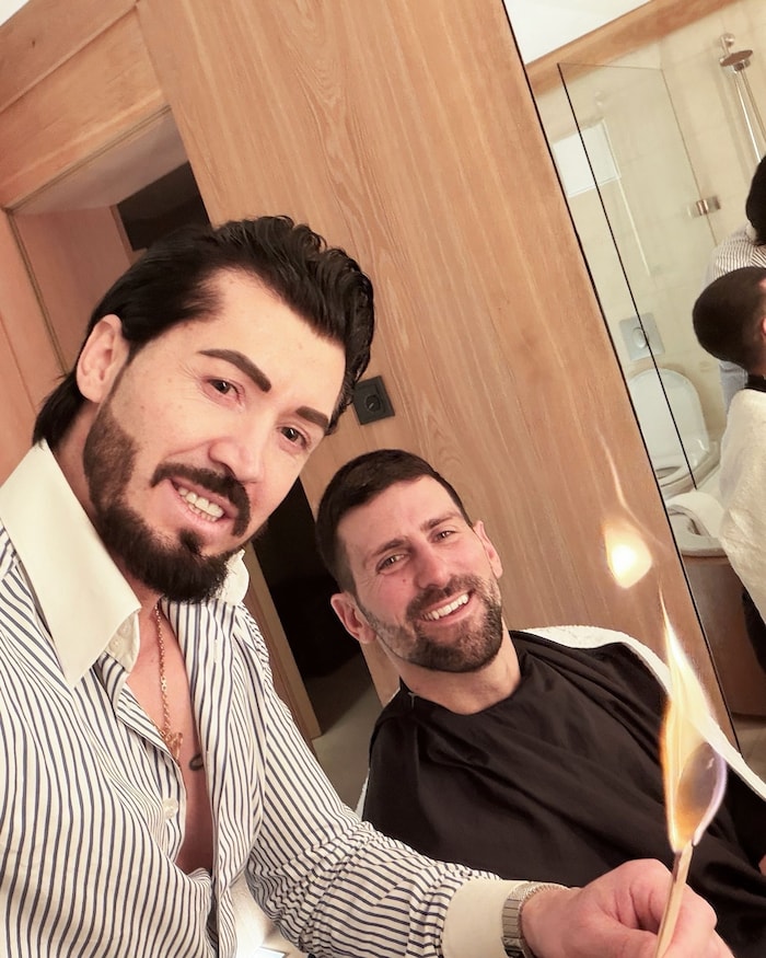 Von Apo Atalay ließ sich Novak Djokovic zum ersten Mal die Ohren abflämmen.