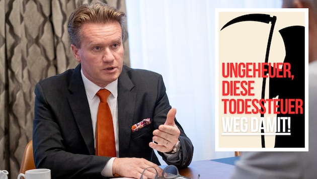 IV-Präsident Knill macht gegen Steuern mobil.