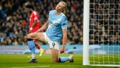 Erling Haaland und Manchester City spielten nur Unentschieden gegen Nottingham.