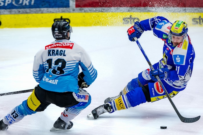 Gerd Kragl (li.) hatte die Linzer in Villach in Führung geschossen.