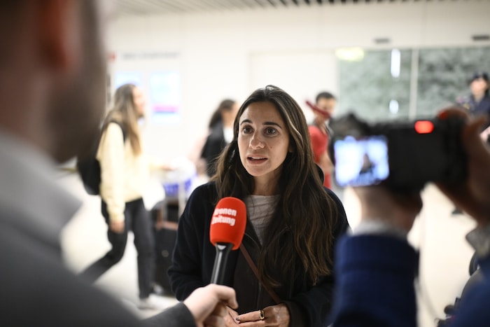 Yasmina Kobza landete wieder sicher in Wien.