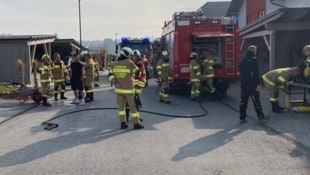 Der Einsatz dauerte knapp eine Stunde