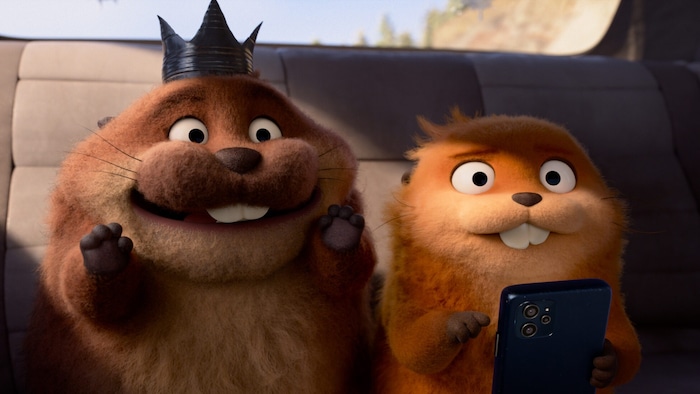 Mabel findet sich in der Gestalt eines Bibers wieder.