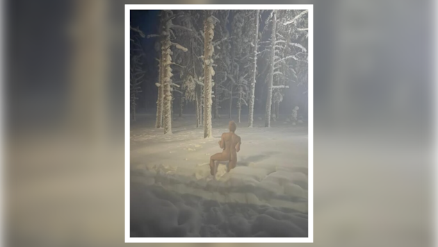 Die US-Schauspielerin und Komikerin ließ im hohen Norden die Hüllen fallen.