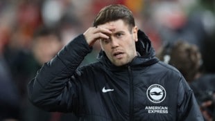 Fabian Hürzeler ist sauer.