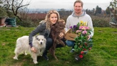 Daheim bei Simone Lugner in jener Villa, in der sie mit ihrem Mann, Richard wohnte und bis heute ...