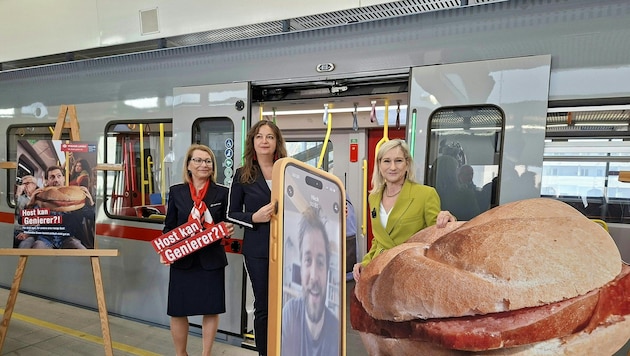 „Host kan Genierer?“: Wiener-Linien-Chefin Reinagl, Stadträtin Ulli Sima (SPÖ) und ...