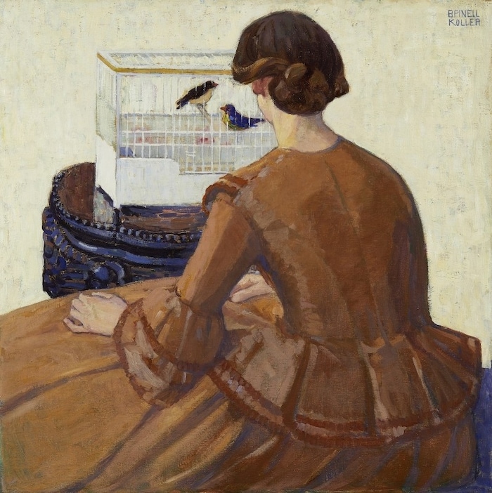 Wegweiserin der Moderne im Leopold Museum: Broncia Koller-Pinell „Junge Frau vor Vogelkäfig“