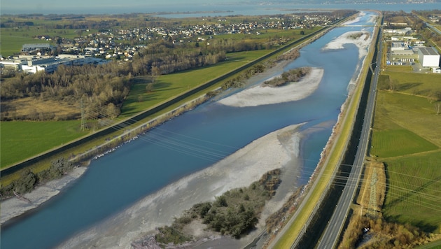 Im Zuge von Rhesi soll der Rhein mehr Platz erhalten – das erhöht die Hochwassersicherheit und ...