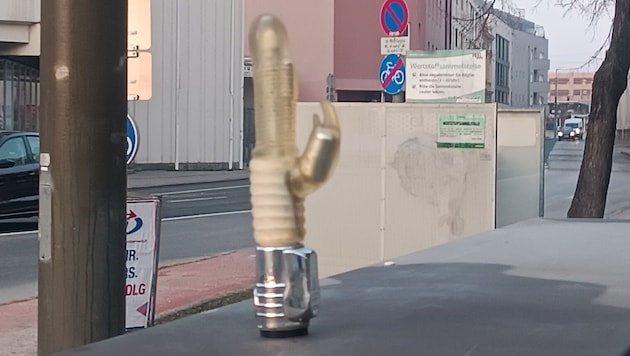 Einfach vergessen? Ob sich die Besitzerin des Sexspielzeugs noch finden wird, ist fraglich.