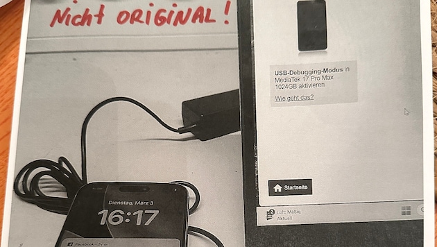 Experten bestätigten den Betrug.