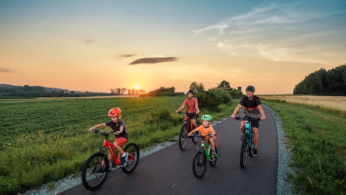 Losradeln demnächst im Süden.