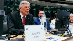 LH Peter Kaiser bei der Sitzung im EU-Parlament