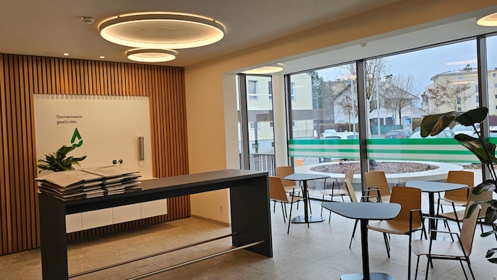 Auch der Empfang wurde toll umgebaut.