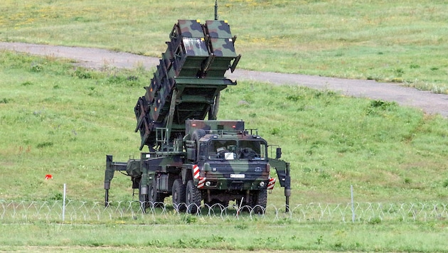 Eine Einheit des Patriot-Raketenabwehrsystems in Litauen