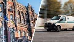 Ungarn soll Mitarbeiter, die einen Geldtransport (Symbolbild) begleiteten, als Geiseln genommen ...